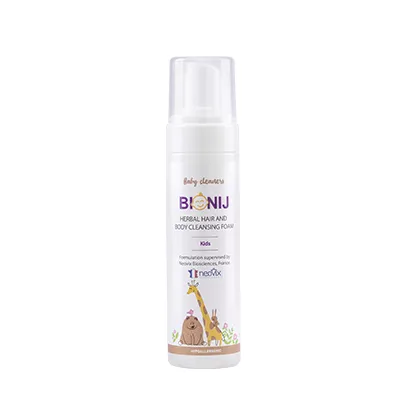 BIONIJ herbal hair and body cleansing foam Kids