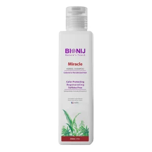 Bionij Herbal Shampoo for Highlighted, Colored or Keratinized Hair